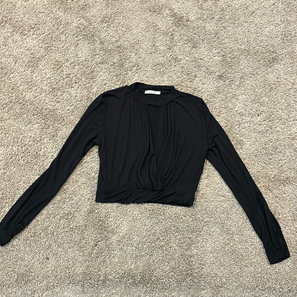 Long sleeve black shirt